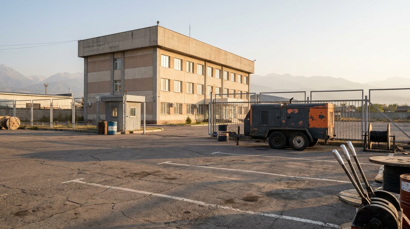 офис и двор в Казахстане