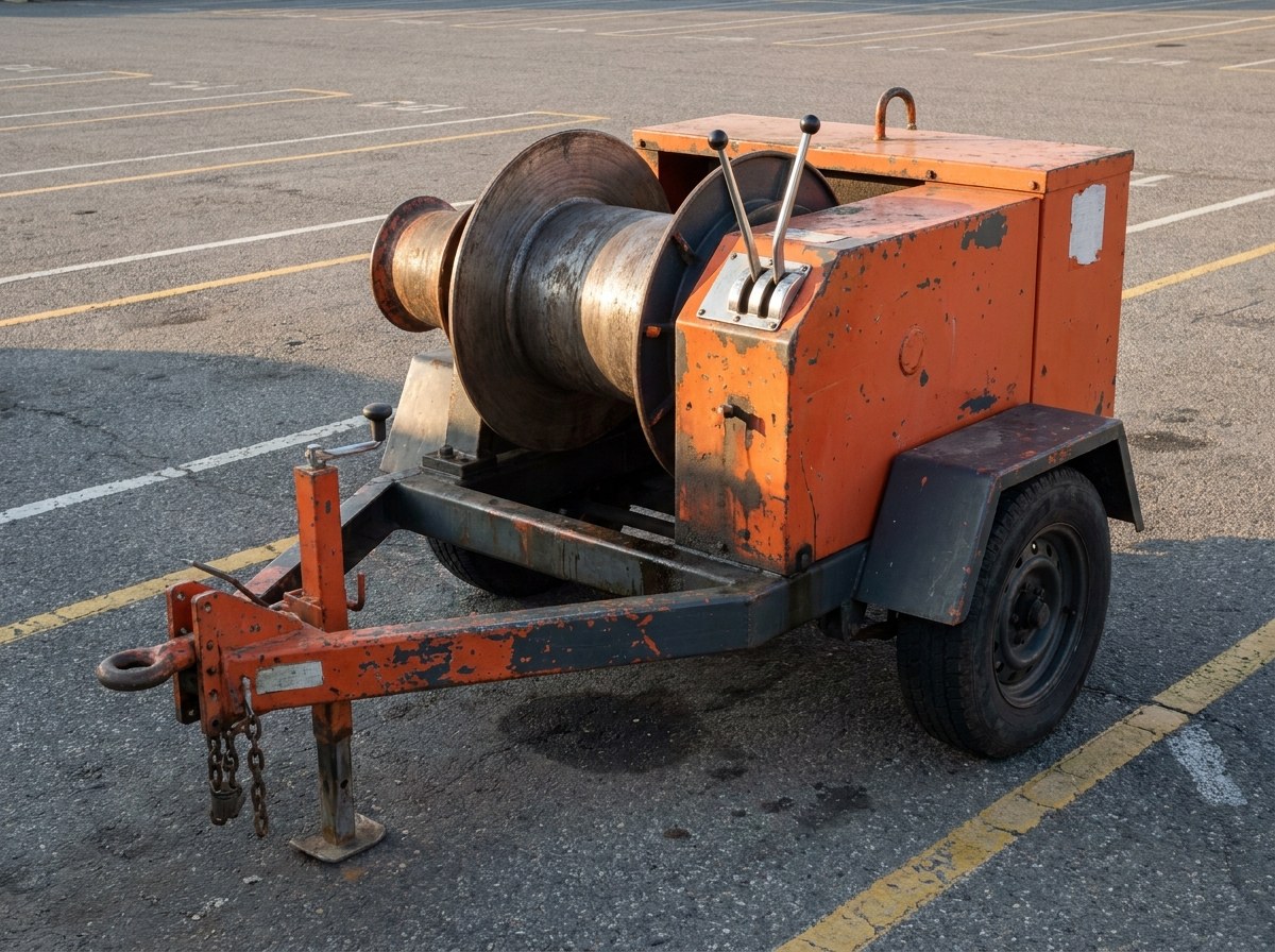 trailer mounted capstan